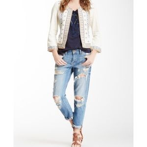 Lucky Brand Distressed Boyfriend Jeans